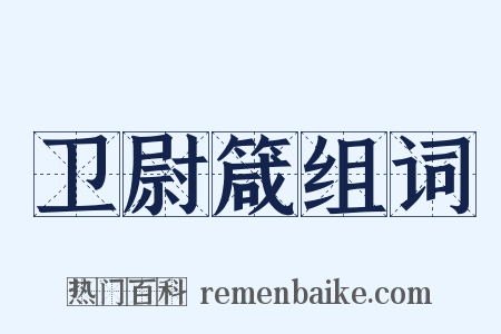 卫尉箴组词是什么意思的图片